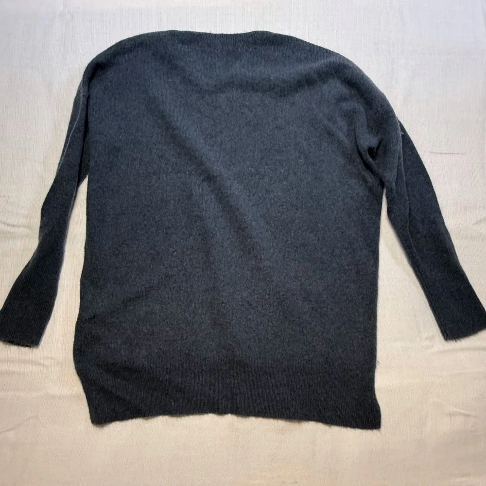 CREMIEUX Womens Grey Long Sleeve Sweater Size‎ S Wool Alpaca Blend Tunic